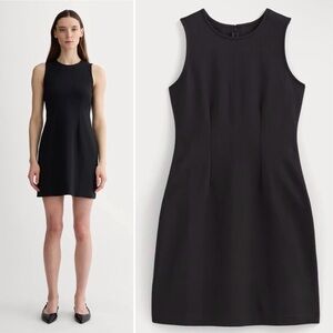 Everlane The Dream '90s Shift Dress in Black Size Small‎ LBD Career Office